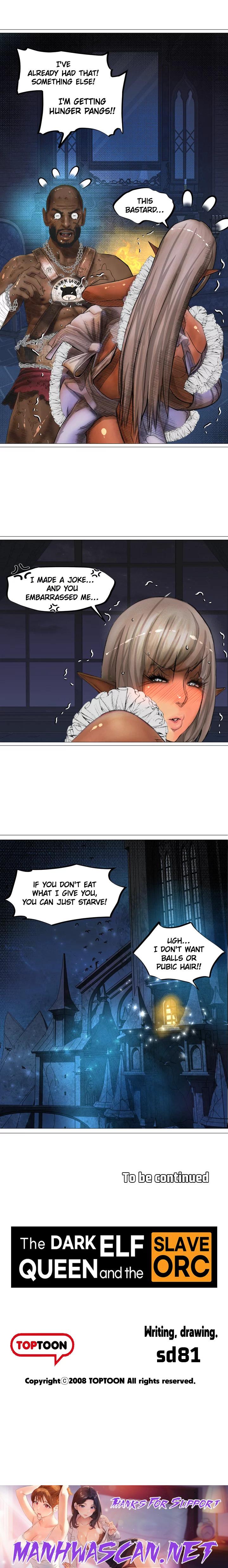 The DARK ELF QUEEN and the SLAVE ORC - Chapter 11 Page 13