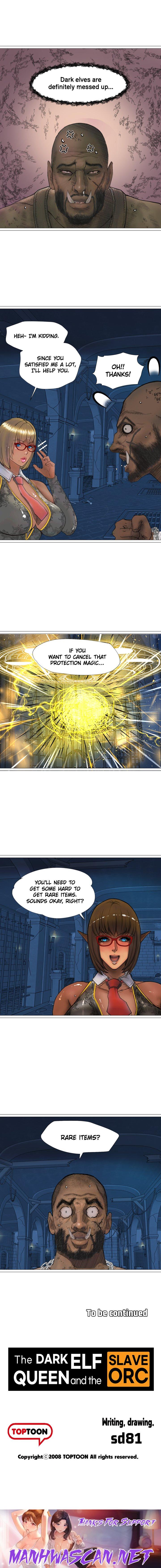 The DARK ELF QUEEN and the SLAVE ORC - Chapter 16 Page 17