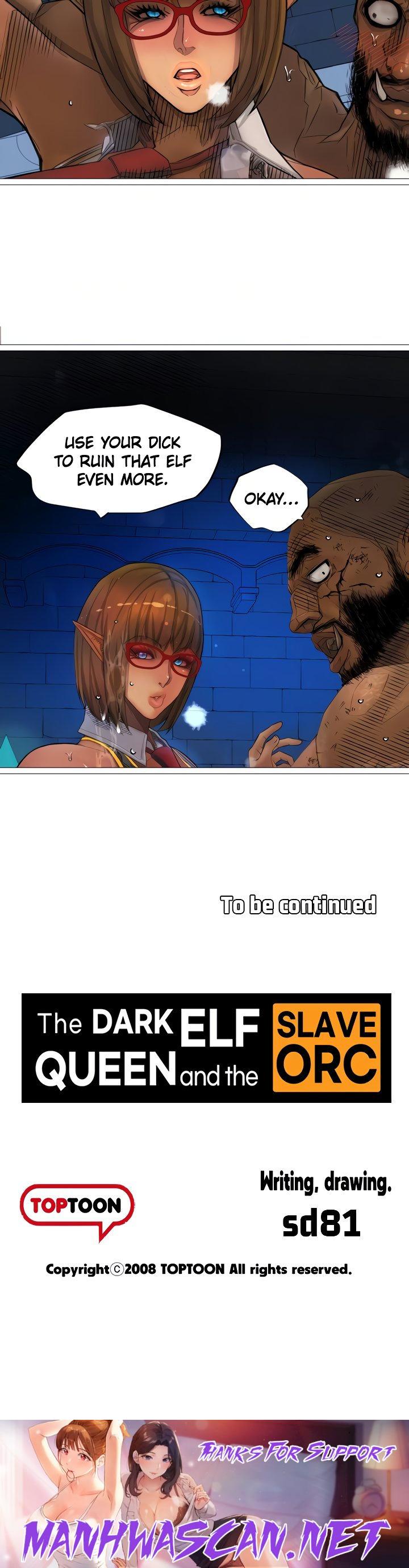 The DARK ELF QUEEN and the SLAVE ORC - Chapter 26 Page 34